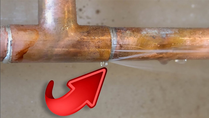 How To Fix A Leaked Copper Pipe Without Soldering