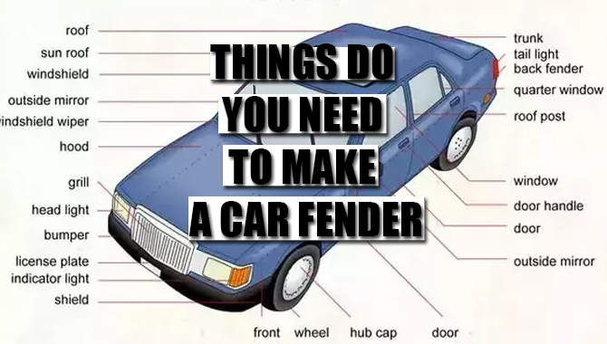 Things Do You Need To Make A Car Fender