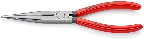 KNIPEX Tools Long Nose Pliers with Cutter, 8 Inch