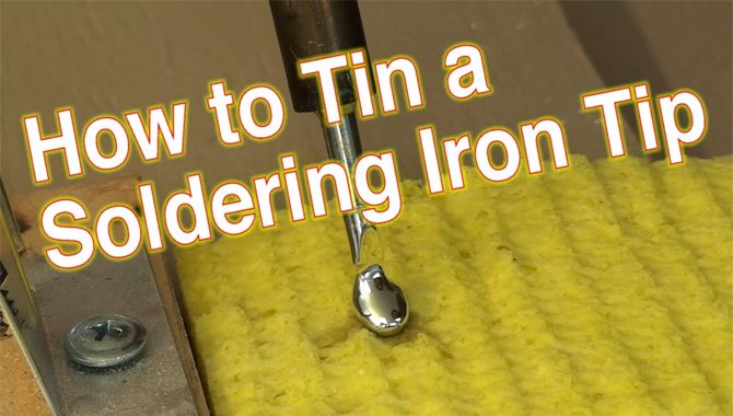 How To Tin A Soldering Iron
