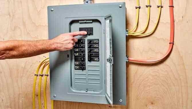 Second Step – Shutting Off The Main Circuit Breaker