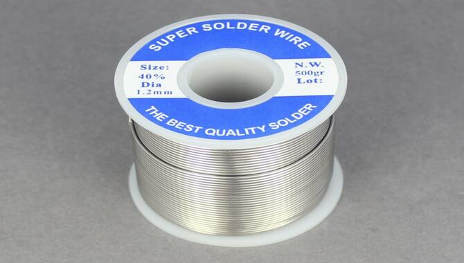 Using Solders With High Quality