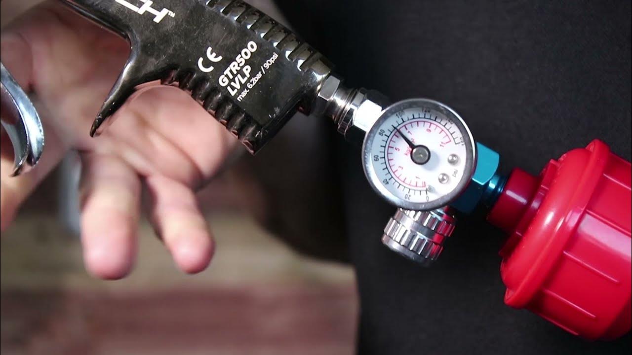 Spray Gun Set-Up Process With An Air Compressor