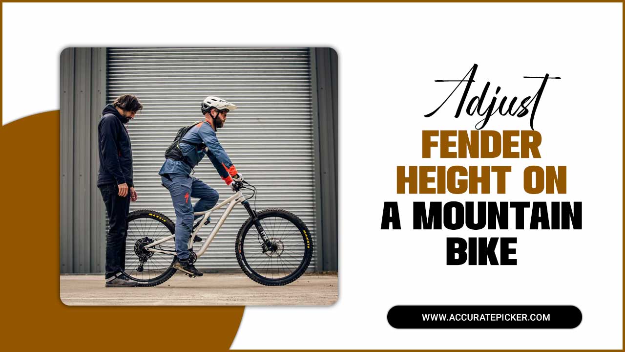 Adjust Fender Height On A Mountain Bike