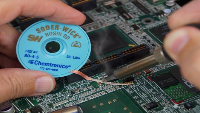 Step How To Solder Without Soldering Wick
